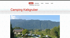 Desktop Screenshot of camping-kalkgruber.at