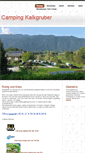 Mobile Screenshot of camping-kalkgruber.at